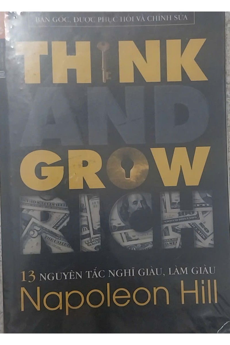 Bìa sách 13 nguyên tắc nghĩ giàu làm giàu